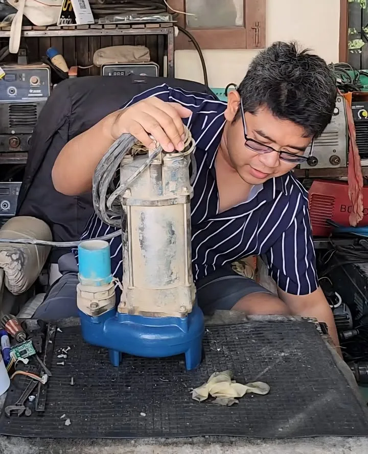 ซ่อมปั๊มจุ่ม TORQUE TQ-SP-DS-750-50 — ทดสอบผ่านฉลุย